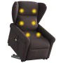 Sillón masaje eléctrico reclinable elevable tela marrón oscuro von , Sessel - Ref: Foro24-3303409, Preis: 332,45 €, Rabatt: %