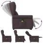 Sillón masaje eléctrico reclinable elevable tela marrón oscuro von , Sessel - Ref: Foro24-3303409, Preis: 332,45 €, Rabatt: %