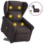 Sillón masaje eléctrico reclinable elevable tela marrón oscuro von , Sessel - Ref: Foro24-3303409, Preis: 332,45 €, Rabatt: %