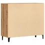Aparador de madera de ingeniería roble artisan 90x34x80 cm by , Sideboards - Ref: Foro24-856893, Price: 110,41 €, Discount: %