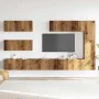 Conjunto de mueble de TV 7 piezas montado la pared madera vieja von , TV-Möbel - Ref: Foro24-3329139, Preis: 333,29 €, Rabatt: %