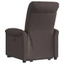 Silla de masaje reclinable de pie de tela marrón oscuro by , Armchairs - Ref: Foro24-3303269, Price: 294,41 €, Discount: %