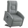 Sillón eléctrico reclinable elevable de tela gris claro by , Armchairs - Ref: Foro24-3303274, Price: 316,75 €, Discount: %