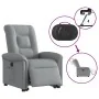 Sillón eléctrico reclinable elevable de tela gris claro by , Armchairs - Ref: Foro24-3303274, Price: 316,75 €, Discount: %