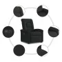Sillón eléctrico reclinable elevable de tela negro de , Sillones - Ref: Foro24-3303276, Precio: 328,70 €, Descuento: %