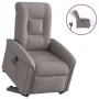 Sillón eléctrico reclinable elevable de tela gris taupe by , Armchairs - Ref: Foro24-3303281, Price: 341,49 €, Discount: %