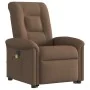 Sillón de masaje eléctrico reclinable elevable tela marrón by , Armchairs - Ref: Foro24-3303288, Price: 343,07 €, Discount: %
