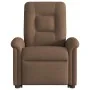 Sillón de masaje eléctrico reclinable elevable tela marrón by , Armchairs - Ref: Foro24-3303288, Price: 343,07 €, Discount: %