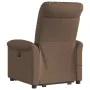 Sillón de masaje eléctrico reclinable elevable tela marrón by , Armchairs - Ref: Foro24-3303288, Price: 343,07 €, Discount: %