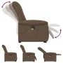 Sillón de masaje eléctrico reclinable elevable tela marrón by , Armchairs - Ref: Foro24-3303288, Price: 343,07 €, Discount: %