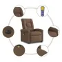 Sillón de masaje eléctrico reclinable elevable tela marrón by , Armchairs - Ref: Foro24-3303288, Price: 343,07 €, Discount: %