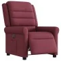 Sillón reclinable eléctrico tela rojo tinto de , Sillones - Ref: Foro24-3303297, Precio: 244,98 €, Descuento: %