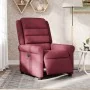 Sillón reclinable eléctrico tela rojo tinto de , Sillones - Ref: Foro24-3303297, Precio: 244,98 €, Descuento: %