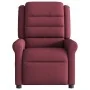 Sillón reclinable eléctrico tela rojo tinto de , Sillones - Ref: Foro24-3303297, Precio: 244,98 €, Descuento: %