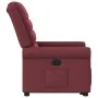 Sillón reclinable eléctrico tela rojo tinto de , Sillones - Ref: Foro24-3303297, Precio: 244,98 €, Descuento: %