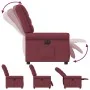Sillón reclinable eléctrico tela rojo tinto de , Sillones - Ref: Foro24-3303297, Precio: 244,98 €, Descuento: %