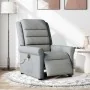 Sillón reclinable de masaje eléctrico tela gris claro by , Armchairs - Ref: Foro24-3303304, Price: 265,58 €, Discount: %