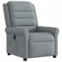 Sillón reclinable de masaje eléctrico tela gris claro by , Armchairs - Ref: Foro24-3303304, Price: 265,58 €, Discount: %