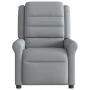 Sillón reclinable de masaje eléctrico tela gris claro by , Armchairs - Ref: Foro24-3303304, Price: 265,58 €, Discount: %