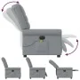 Sillón reclinable de masaje eléctrico tela gris claro by , Armchairs - Ref: Foro24-3303304, Price: 265,58 €, Discount: %