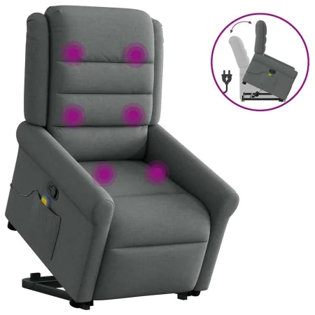 Silla de masaje reclinable de pie de tela gris oscuro von , Sessel - Ref: Foro24-3303325, Preis: 284,27 €, Rabatt: %