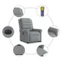 Sillón de masaje eléctrico reclinable elevable tela gris claro by , Armchairs - Ref: Foro24-3303344, Price: 348,79 €, Discoun...