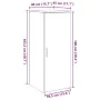 Armario de madera de ingeniería blanco 40x45x103,5 cm by , Lockers and storage cabinets - Ref: Foro24-859033, Price: 92,30 €,...