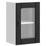 Armario pared cocina puerta de cristal Lucca negro de , Armarios de cocina - Ref: Foro24-853768, Precio: 59,24 €, Descuento: %