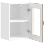Armario pared cocina puerta de cristal Lucca madera vieja de , Armarios de cocina - Ref: Foro24-853775, Precio: 58,96 €, Desc...