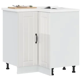 Mueble bajo esquina de cocina Lucca alto brillo blanco by , Kitchen cabinets - Ref: Foro24-853749, Price: 118,28 €, Discount: %