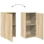 Armario de madera de ingeniería roble sonoma 50x45x103,5 cm by , Lockers and storage cabinets - Ref: Foro24-859044, Price: 94...