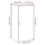 Armario de madera de ingeniería roble sonoma 50x45x103,5 cm by , Lockers and storage cabinets - Ref: Foro24-859044, Price: 94...