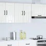 Armario de pared de cocina Lucca blanca de alto brillo by , Kitchen cabinets - Ref: Foro24-853819, Price: 60,27 €, Discount: %