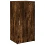 Armario de madera de ingeniería roble ahumado 50x45x103,5 cm by , Lockers and storage cabinets - Ref: Foro24-859046, Price: 8...