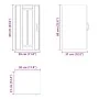 Armario de pared de cocina Lucca madera ingeniería blanca von , Küchenschränke - Ref: Foro24-853777, Preis: 46,04 €, Rabatt: %