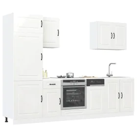 Mueble cocina Kalmar blanco de alto brillo 7 pzas von , Küchenschränke - Ref: Foro24-3314763, Preis: 634,45 €, Rabatt: %
