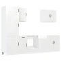 Mueble cocina Kalmar blanco de alto brillo 7 pzas de , Armarios de cocina - Ref: Foro24-3314763, Precio: 634,45 €, Descuento: %
