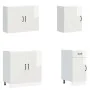Mueble cocina Kalmar blanco de alto brillo 7 pzas de , Armarios de cocina - Ref: Foro24-3314763, Precio: 634,45 €, Descuento: %
