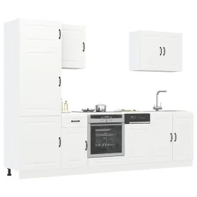 Mueble de cocina Kalmar blanco 7 piezas madera contrachapada von , Küchenschränke - Ref: Foro24-3314761, Preis: 549,96 €, Rab...