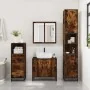 Set de muebles baño 3 pzas madera contrachapada roble ahumado by , Bathroom furniture - Ref: Foro24-3301007, Price: 211,06 €,...