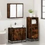 Set de muebles baño 3 pzas madera contrachapada roble ahumado by , Bathroom furniture - Ref: Foro24-3301007, Price: 211,06 €,...