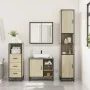 Set de muebles de baño 3 pzas madera contrachapada roble Sonoma von , Badezimmermöbel - Ref: Foro24-3301026, Preis: 221,48 €,...
