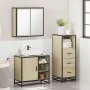 Set de muebles de baño 3 pzas madera contrachapada roble Sonoma von , Badezimmermöbel - Ref: Foro24-3301026, Preis: 221,48 €,...