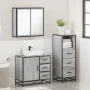 Set de muebles de baño 3 pzas madera contrachapada gris sonoma von , Badezimmermöbel - Ref: Foro24-3301018, Preis: 259,58 €, ...