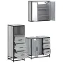 Set de muebles de baño 3 pzas madera contrachapada gris sonoma von , Badezimmermöbel - Ref: Foro24-3301018, Preis: 259,58 €, ...