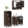 Set de muebles baño 3 pzas madera contrachapada roble marrón von , Badezimmermöbel - Ref: Foro24-3300999, Preis: 221,91 €, Ra...