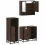 Set de muebles baño 3 pzas madera contrachapada roble marrón von , Badezimmermöbel - Ref: Foro24-3300999, Preis: 221,91 €, Ra...