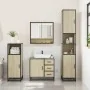 Set de muebles de baño 3 pzas madera contrachapada roble Sonoma von , Badezimmermöbel - Ref: Foro24-3300986, Preis: 221,51 €,...