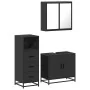 Juego de muebles de baño 3 pzas madera contrachapada negro von , Badezimmermöbel - Ref: Foro24-3301005, Preis: 232,22 €, Raba...