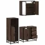 Set de muebles baño 3 pzas madera contrachapada roble marrón von , Badezimmermöbel - Ref: Foro24-3300959, Preis: 224,42 €, Ra...